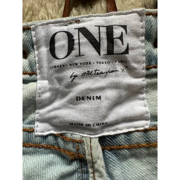 One by One Teaspoon anarchy Eagles Slouchy Jeans drop crotch light blue\ 26 new - Picture 10 of 15
